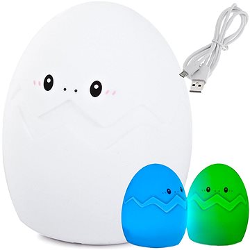 

WERK Dětská noční LED lampička Vajíčko s USB kabelem