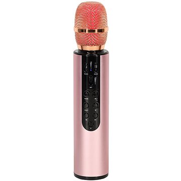 

KIK KX3382 Karaoke bluetooth mikrofon, 2000 mAh růžový