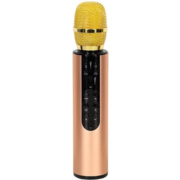 

KIK KX3382 Karaoke bluetooth mikrofon, 2000 mAh zlatý