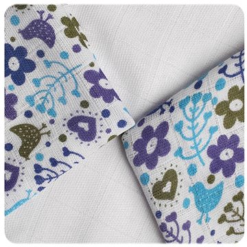 

XKKO BMB Bambusové ubrousky 30 × 30 cm, Flowers&Birds Boys mix 9 ks