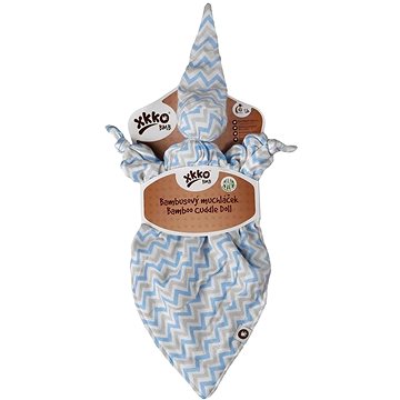 

KIKKO XKKO BMB Bambusový muchláček - Baby Blue Chevron
