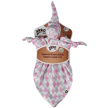 

KIKKO XKKO BMB Bambusový muchláček - Baby Pink Cross