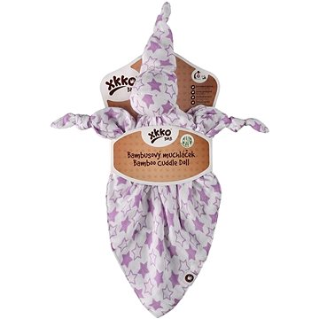 

KIKKO XKKO BMB Bambusový muchláček - Little Stars Lilac