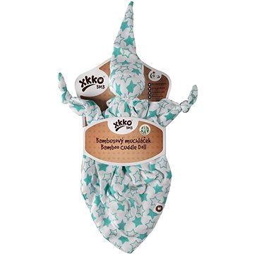 

KIKKO XKKO BMB Bambusový muchláček - Little Stars Turquoise