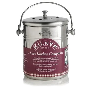 

KILNER Komposter 19 × 14 cm 2 l nerez