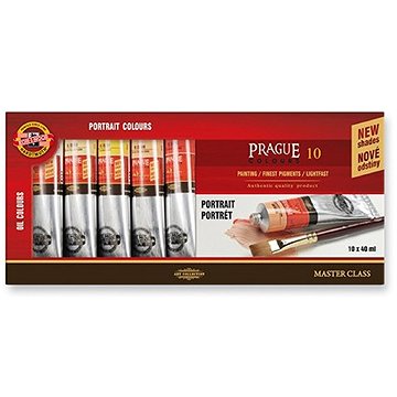 KOH-I-NOOR Souprava portrét PRAHA, 10 × 40 ml