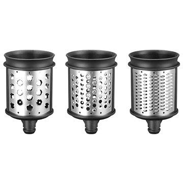 

KitchenAid 5KSMEMVSC, Doplňkové bubny k 5KSMVSA (jemné,2x hvězdicové struhadlo)