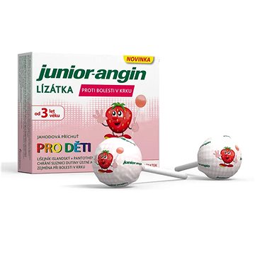 

Junior-angin lízátka pro děti od 3 let 8 ks
