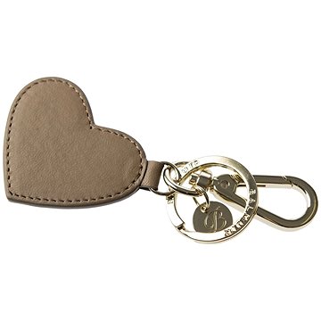 

Balmuir Heart kožený přívěsek na klíče, světle hnědý