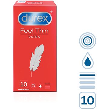 DUREX Feel Thin Ultra 10 ks - Kondomy