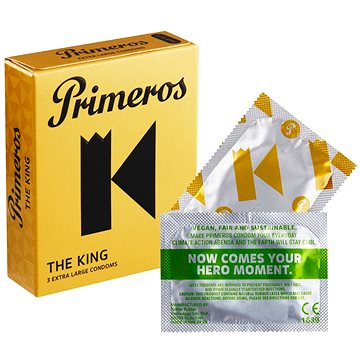 

PRIMEROS King Size extra velké kondomy, 3 ks