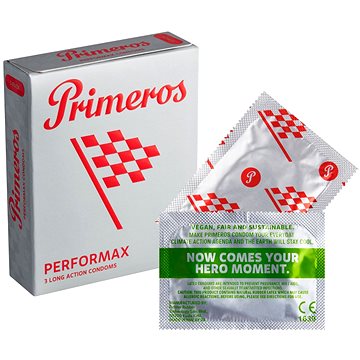 

PRIMEROS Performax kondomy pro dlouhotrvající vzrušení, 3 ks