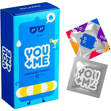 

YOU ME Romeo kondomy se zvýšenou dávkou lubrikace, 12 ks
