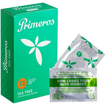 

PRIMEROS Tea Tree kondomy s vůní čajovníku australského, 12 ks