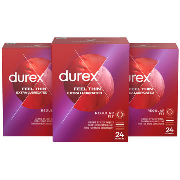 

DUREX Feel Thin Extra Lubricated 3× 24 ks