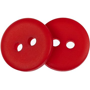 

Bellatex Knoflík 1,3 cm červený 2 dírky 401328 sada 6 ks