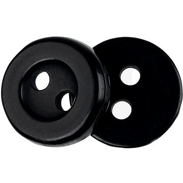 

Bellatex Knoflík 1 cm černý 2 dírky 401237 sada 6 ks