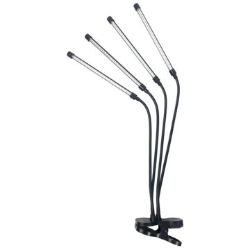 

KOBI LED Stmívatelná flexibilní stolní lampa s klipem pro pěstování rostlin, VITARO 4, 10 W 230 V