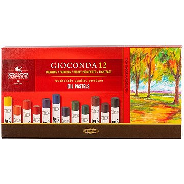 KOH-I-NOOR GIOCONDA 8352/12 olejové pastely 12 ks