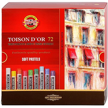 KOH-I-NOOR TOISON D´OR 8517/72 prašné křídy 72 ks