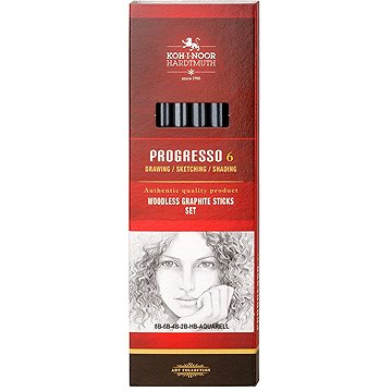 Koh-i-noor Progresso 8915/6 Souprava tužek v laku 6 ks