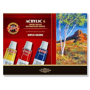 

Koh-i-noor Akrylové barvy KOH 6 × 16 ml - 0162701
