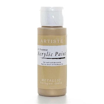 

Docrafts Akrylová barva DOA 763104 59 ml - Metallic Antique Gold