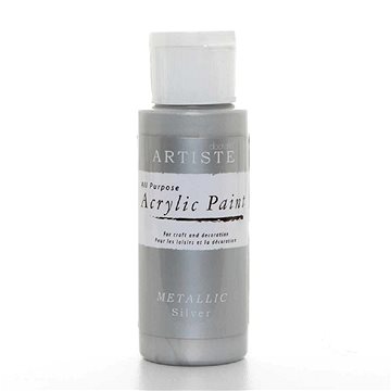 Docrafts Akrylová barva DOA 763101 59 ml - Metallic Silver