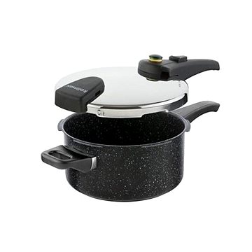 

KOLIMAX BIOMAX s BIO ventilem, průměr 22cm, objem 4,0l, BLACK GRANITEC