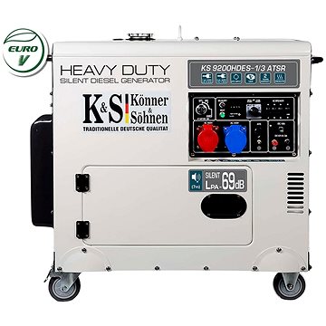

KÖNNER & SÖHNEN Generátor dieselový KS 9200HDES-1/3 ATSR Silent