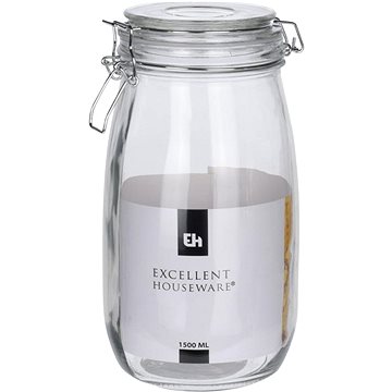 

Koopman Skleněná dóza s těsněním 1500 ml