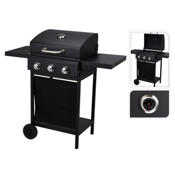 

PROGARDEN Plynový gril Vaggan Pro, 3 hořáky
