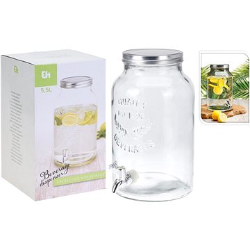 

Koopman Skleněný dávkovač nápojů 5,5 l