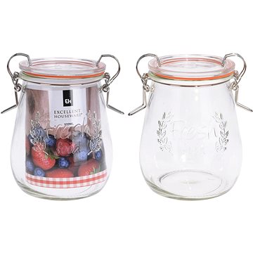

Koopman Skleněná dóza s těsněním 500 ml
