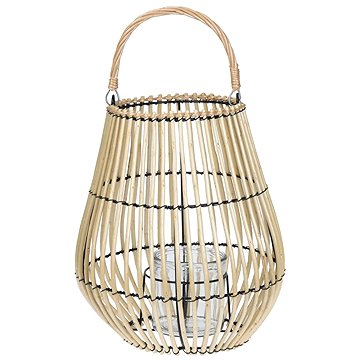 

Koopman 54397 Ratanová lucerna na svíčku, 47 cm