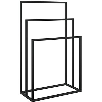 

Shumee Stojan na ručníky 48 × 24 × 79 cm, černý