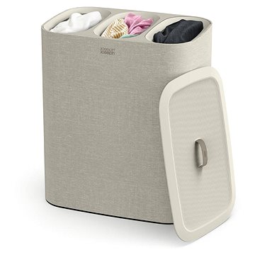 

Joseph Joseph Koš na prádlo Tota Trio 50021, textil/plast, 90 l, ecru