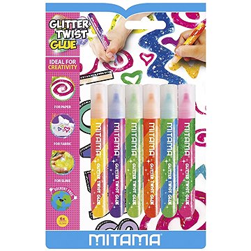 

MITAMA Glitter Twist color 6 ks