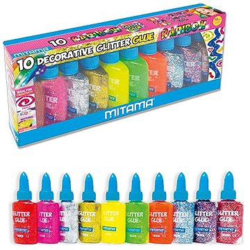 

MITAMA Glitter 3D rainbow 10 ks