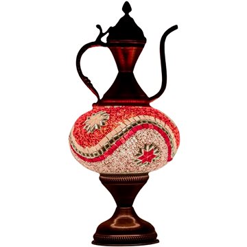 

Krásy Orientu Orientální mozaiková stolní lampa Sadia - Karafa - 16 cm