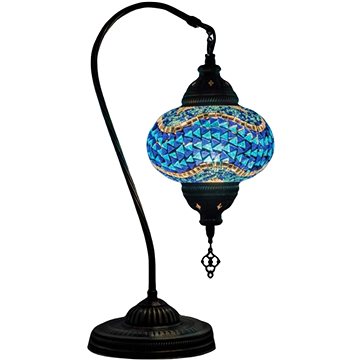 

Krásy Orientu Orientální mozaiková stolní lampa Dalga - Swan - 16 cm