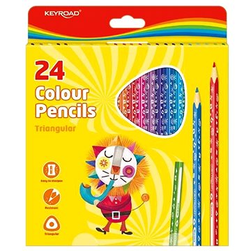 

KEYROAD trojhranné 24 barev