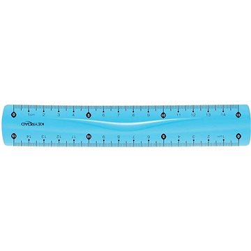 

KEYROAD Flexi 15cm, ohebné, modré