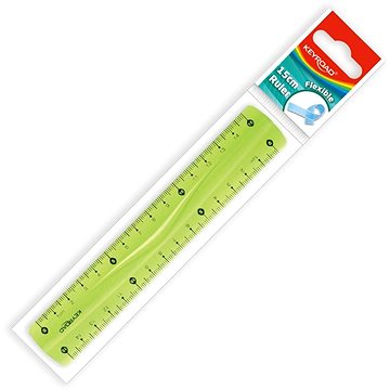 KEYROAD Flexi 15cm, ohebné, zelené