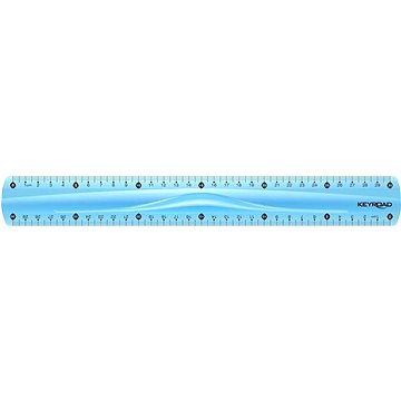 

KEYROAD Flexi 30cm, ohebné, modré