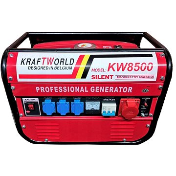 

KRAFTWORLD Benzínová elektrocentrála KW-8500 2 kW