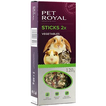 Pet Royal Stick Zelenina 2 ks - Pamlsky pro hlodavce