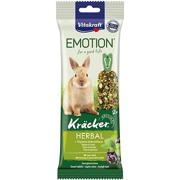 

Vitakraft pochoutka pro králíky Emotion Kräcker herbal 2 ks