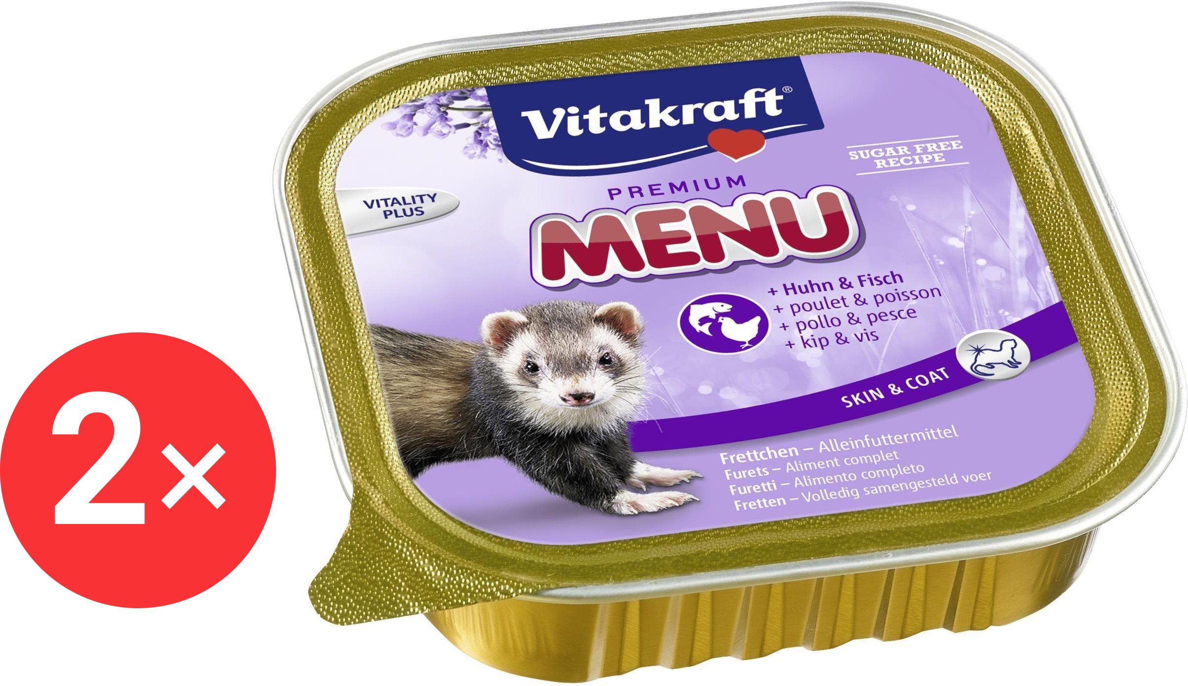 

Vitakraft krmivo Menu Fretka mokré 2 × 100 g