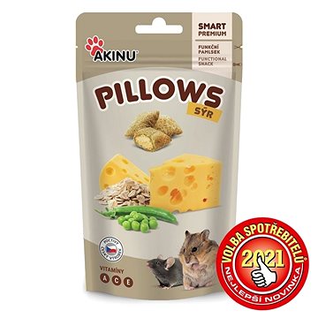 

Akinu Pillows polštářky se sýrem pro hlodavce 40 g